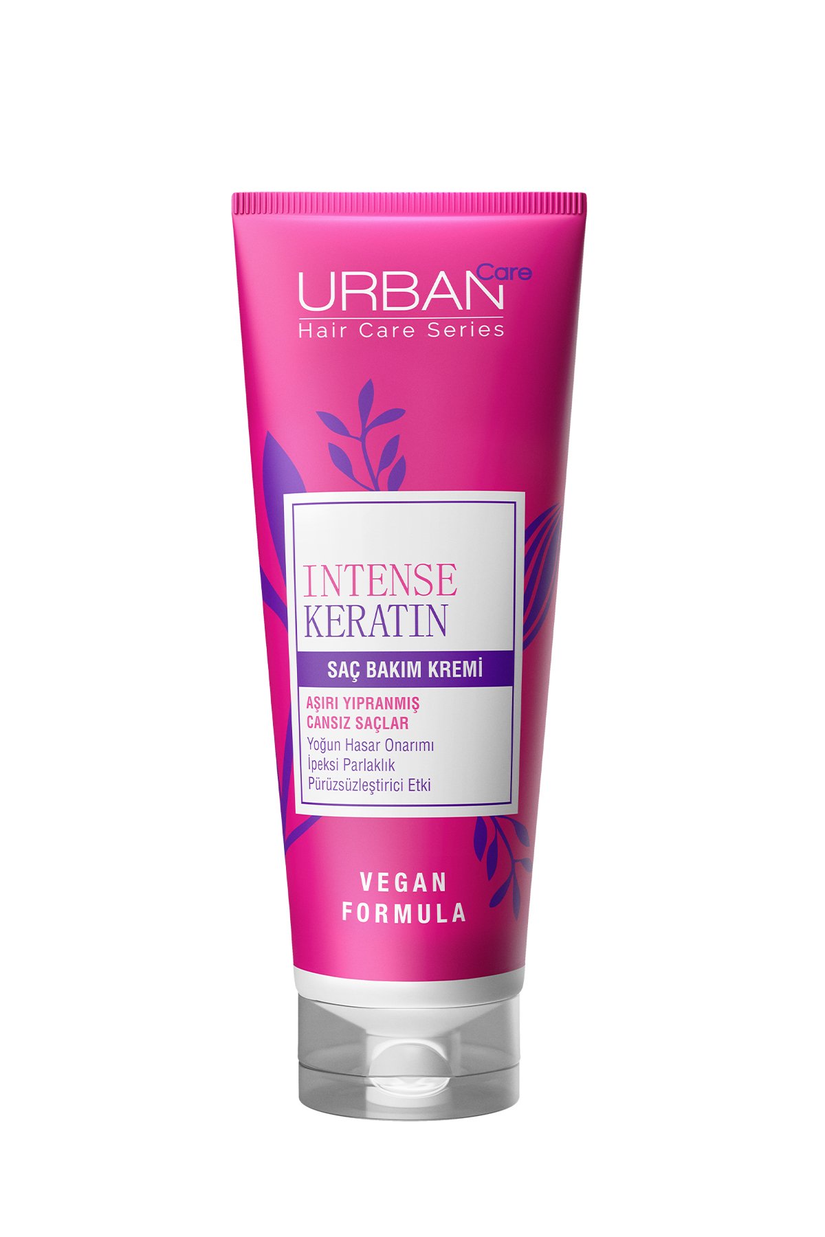 Urban Care Intense & Keratin Aşırı Yıpranmış ve Cansız Saçlara Özel Saç Bakım Kremi-250ml-vegan