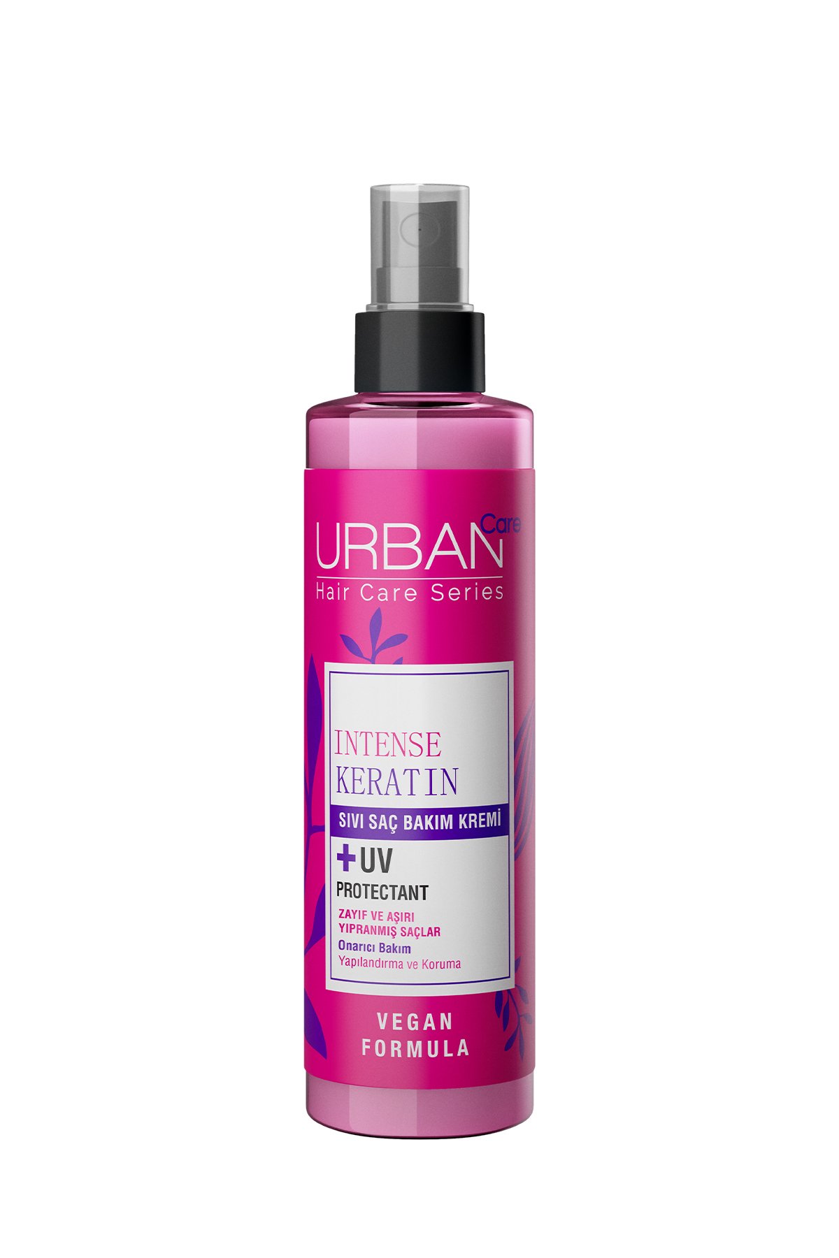 Urban Care Intense & Keratin Aşırı Yıpranmış ve Cansız Saçlara Özel Sıvı Saç Bakım Kremi Set 3x200ml-vegan