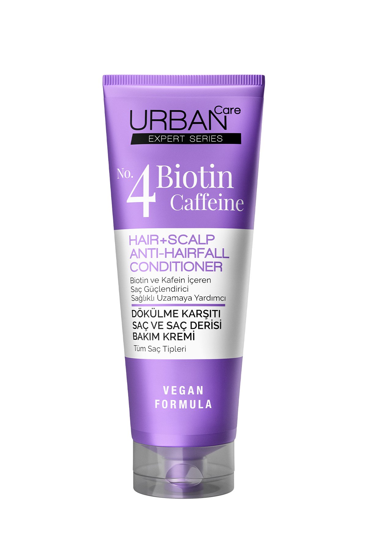 Urban Care No 4 EXPERT Series Biotin & Caffeine Dökülme Karşıtı Hızlı Uzamaya Yardımcı Saç Kremi-200ml