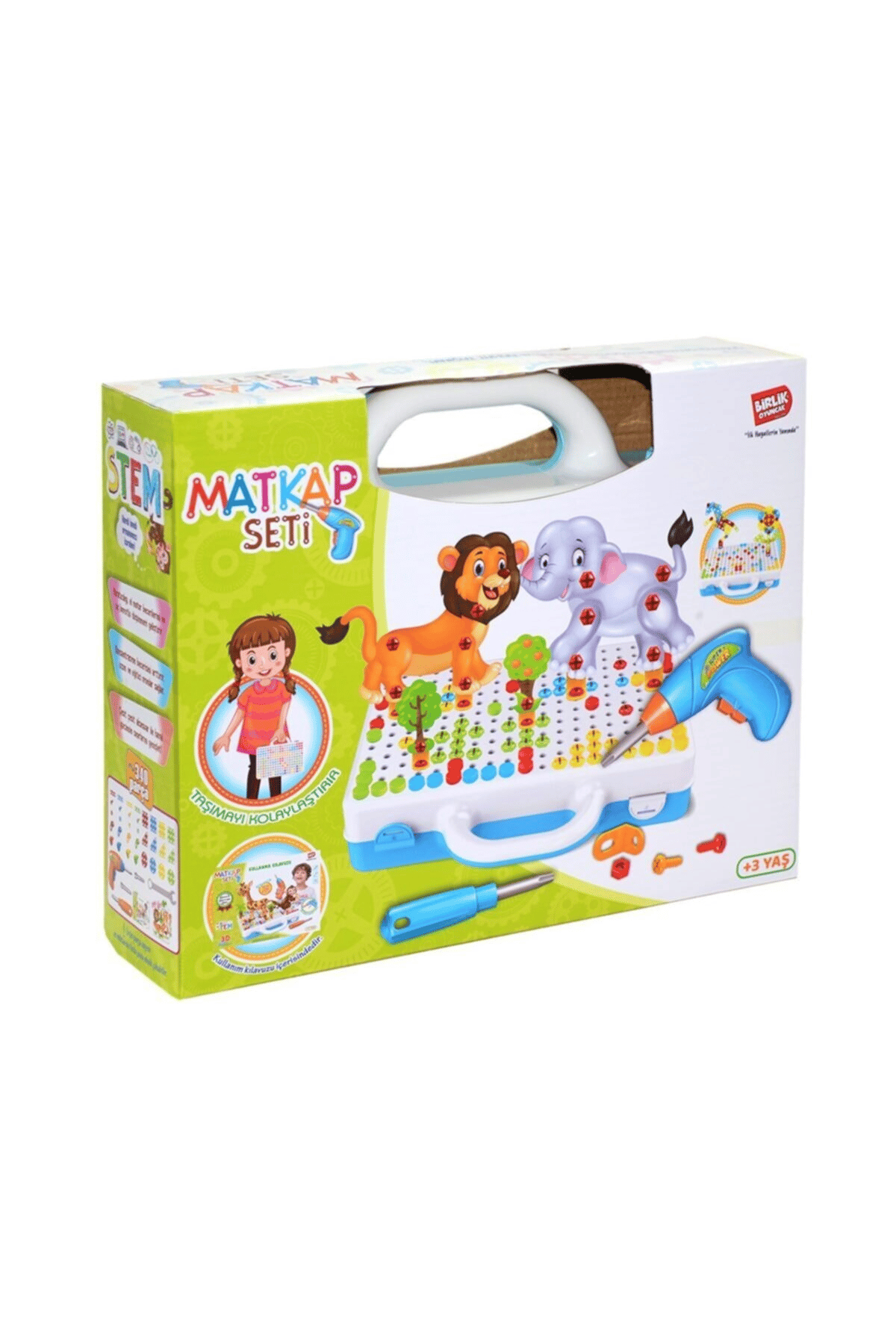 Vardem Oyuncak Eğitici Matkaplı Creative Puzzle 340 Parça 3d Stem news sfey 997516