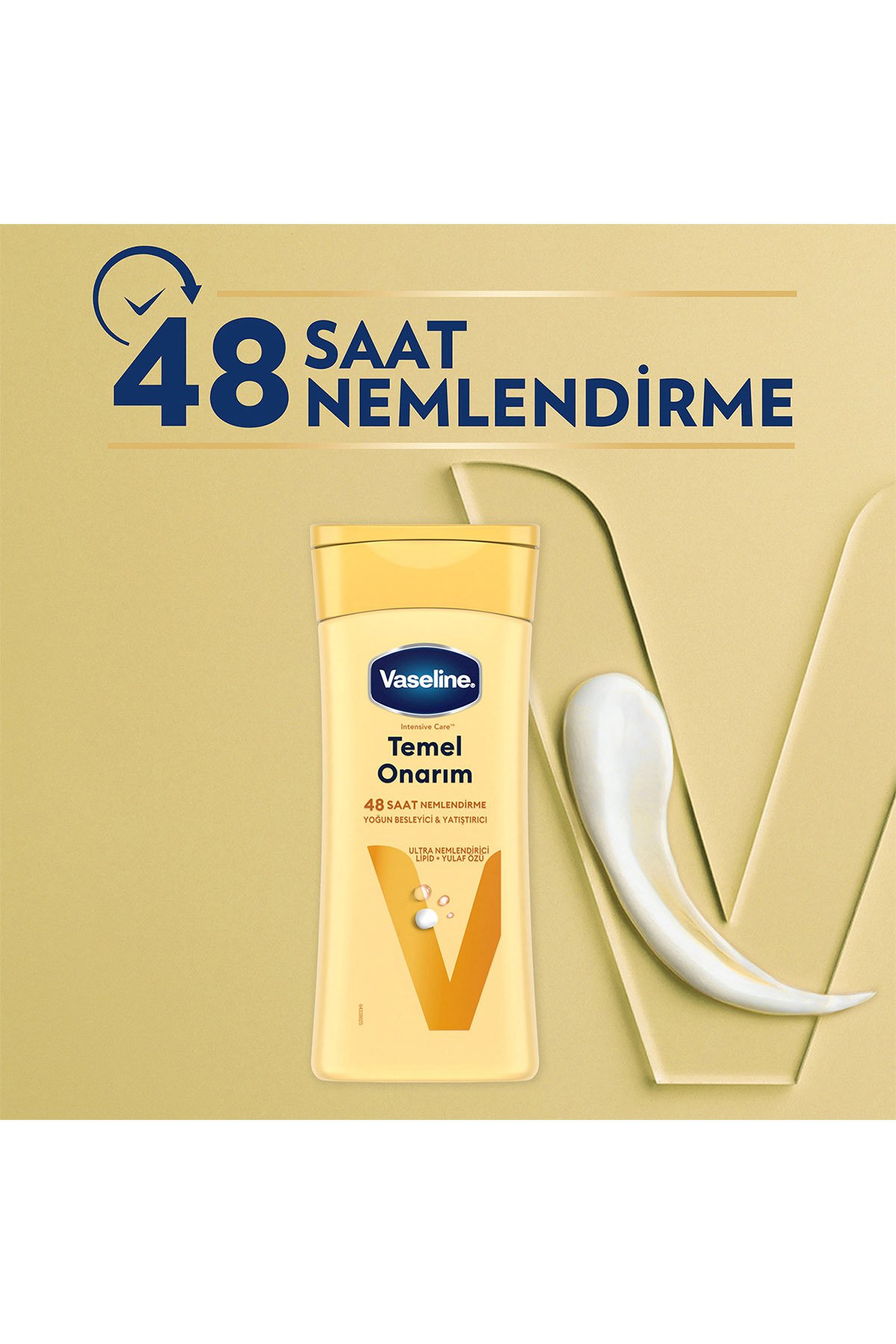 Vaseline Vücut Losyonu Temel Onarım Kuru Ciltler Için 200 ml X 2 Adet