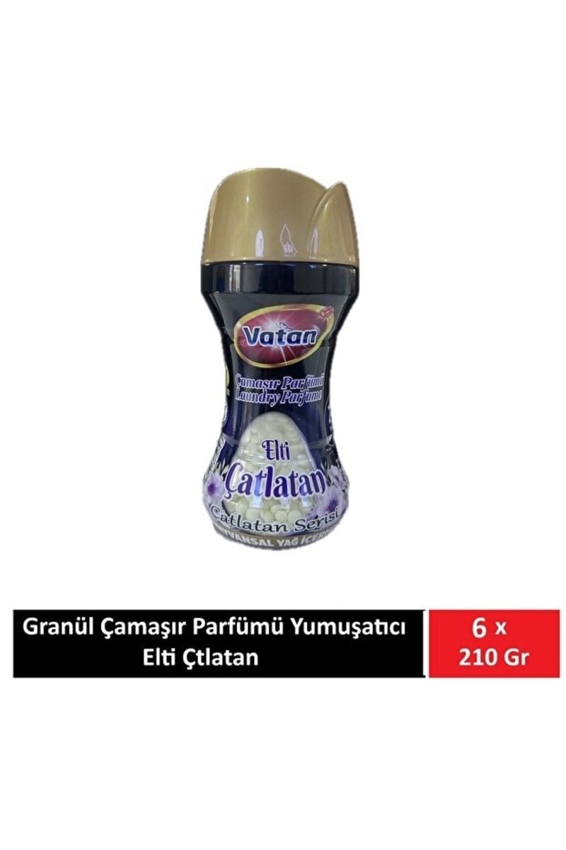 Vatan Granül Çamaşır Parfümü Ve Yumuşatıcı Elti Çatlatan 210 Gr x 6 Adet