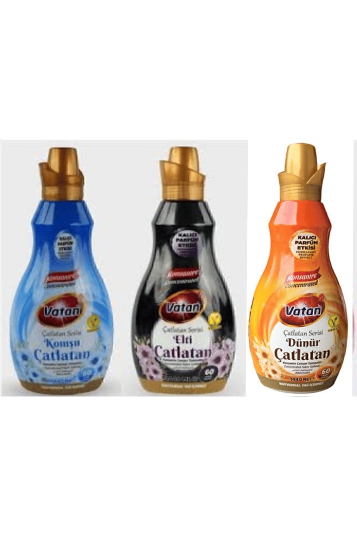 Vatan Yumuşatıcı 1440 ml 3'lü Set: Elti+Dünür+Komşu