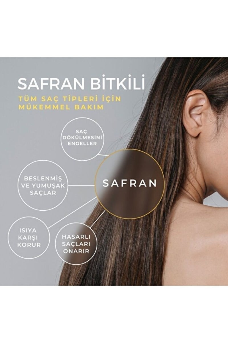 Viemore Safran Bitkili Dökülme Karşıtı Ve Canlılık Veren Vegan Saç Bakım Serumu 50 ml