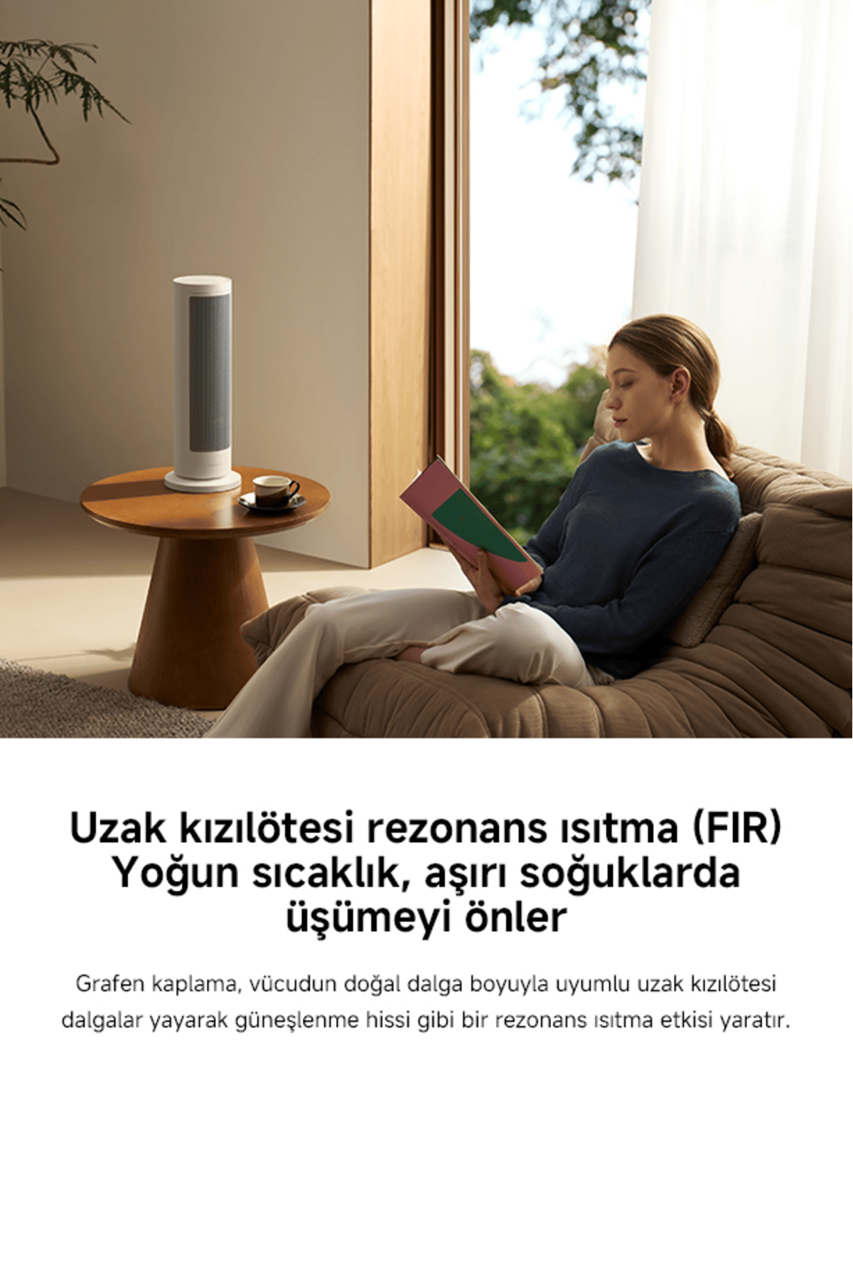 Xiaomi Smart Graphene Heater 2000 W Seramik Isıtıcı (Xiaomi Türkiye Garantili)
