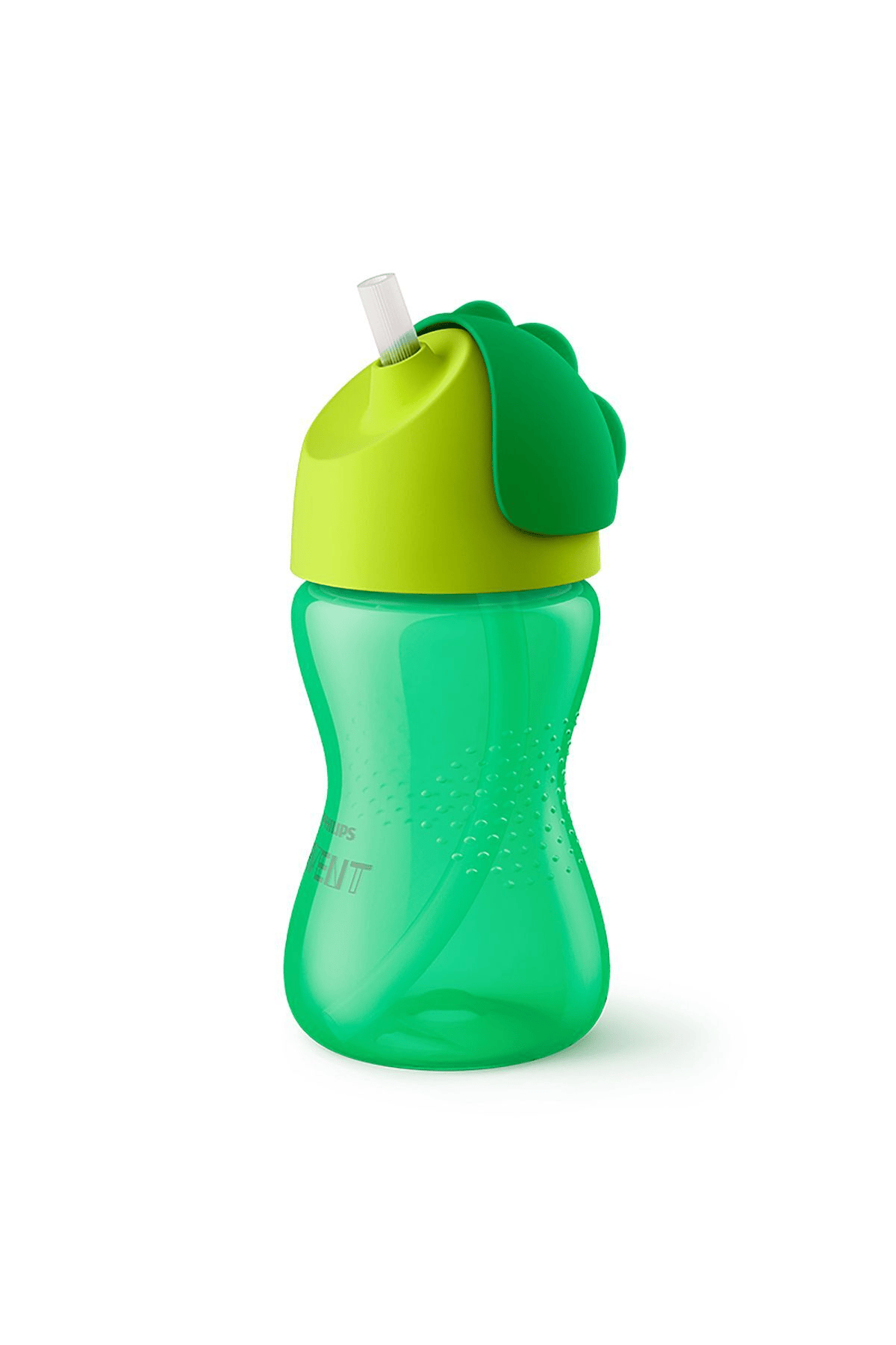 Yeşil Pipetli Bardak 300 ml Yeni Model