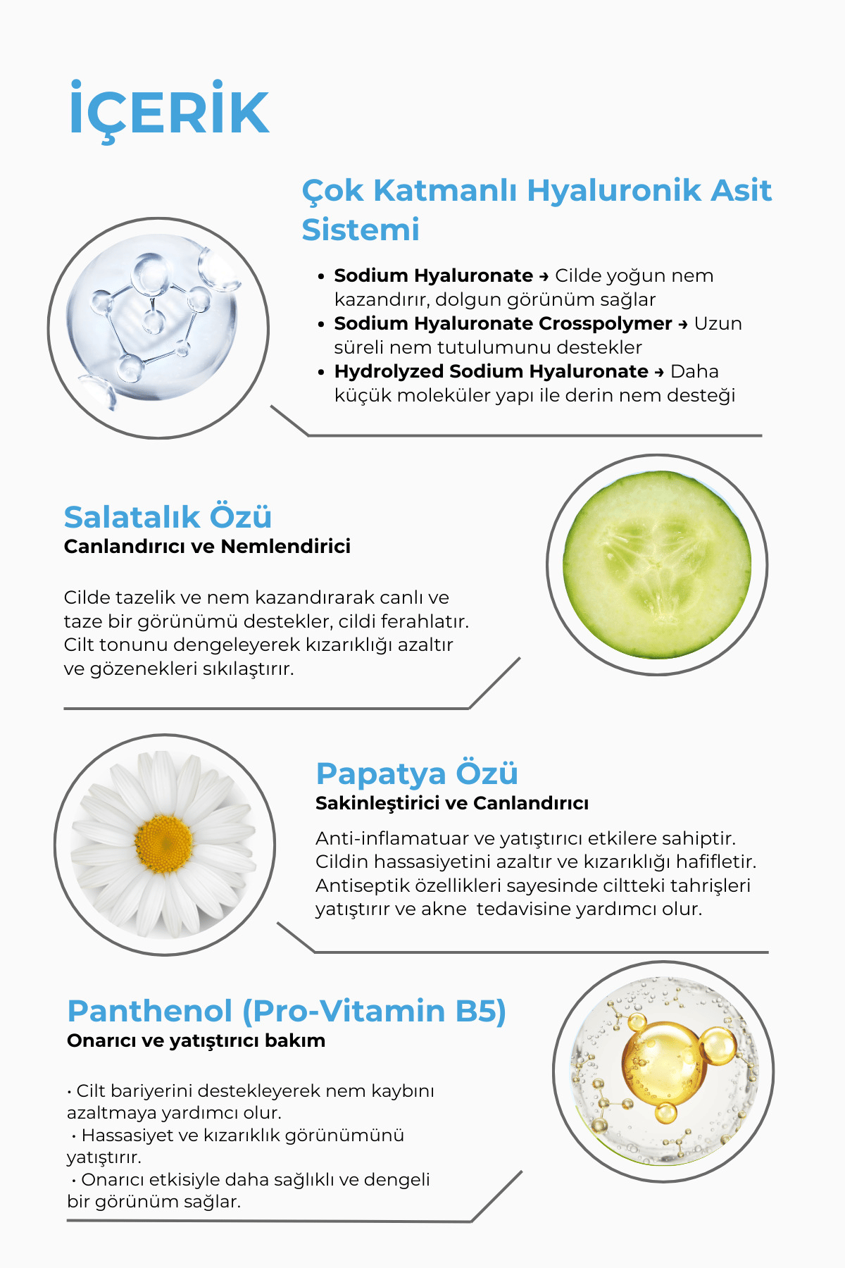Yoğun Nemlendirici Ve Onarıcı Serum ( Hyaluronic Acid + B5 )