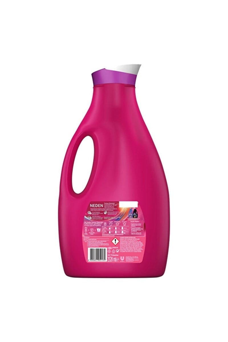 Yumoş Sıvı Çamaşır Deterjanı Canlandırıcı Terapi Renkliler İçin 2500 ml x3