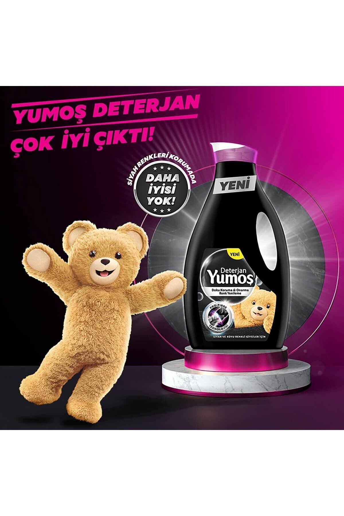 Yumoş Sıvı Deterjan Sıyah 2520 Ml