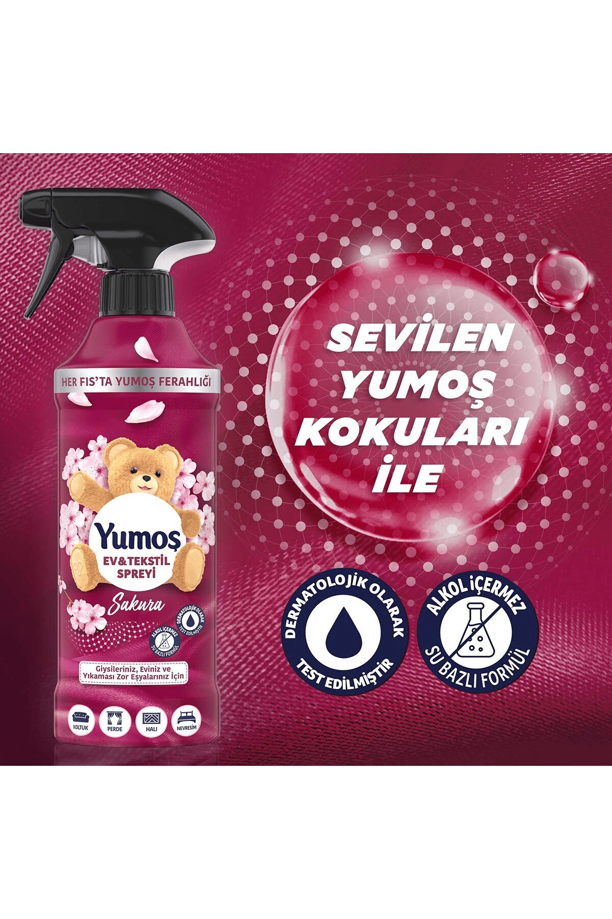 Yumoş Sprey Sakura 450 ml x2 Adet