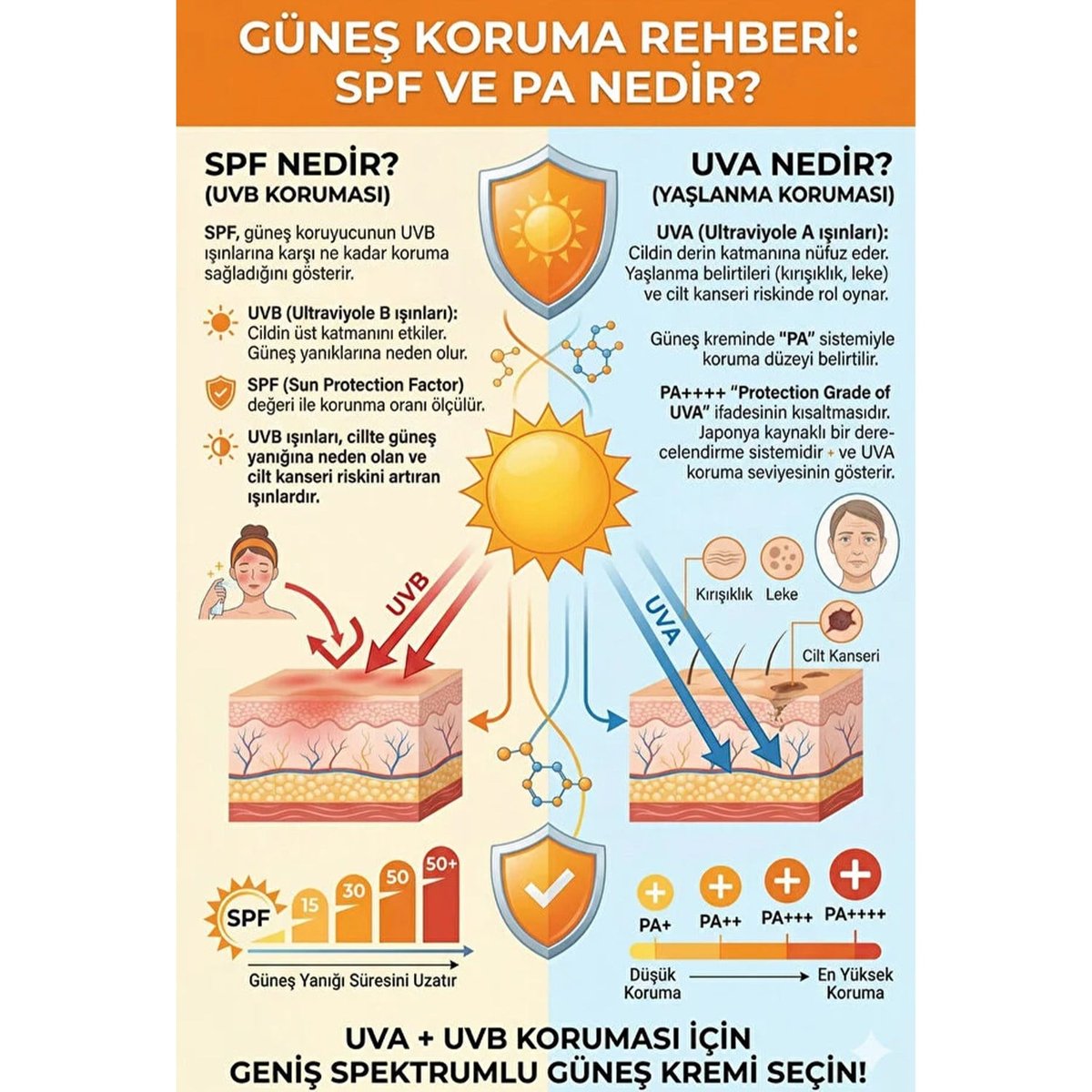  Cire Aseptine Sun Face SPF 50+ Yüz Güneş Koruyucu Losyon (60 ml)