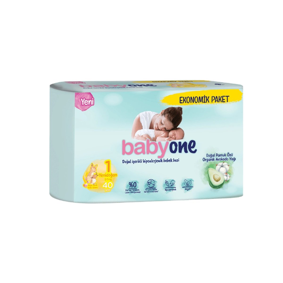Babyone 1 Beden Yenidoğan 40'lı Bebek Bezi