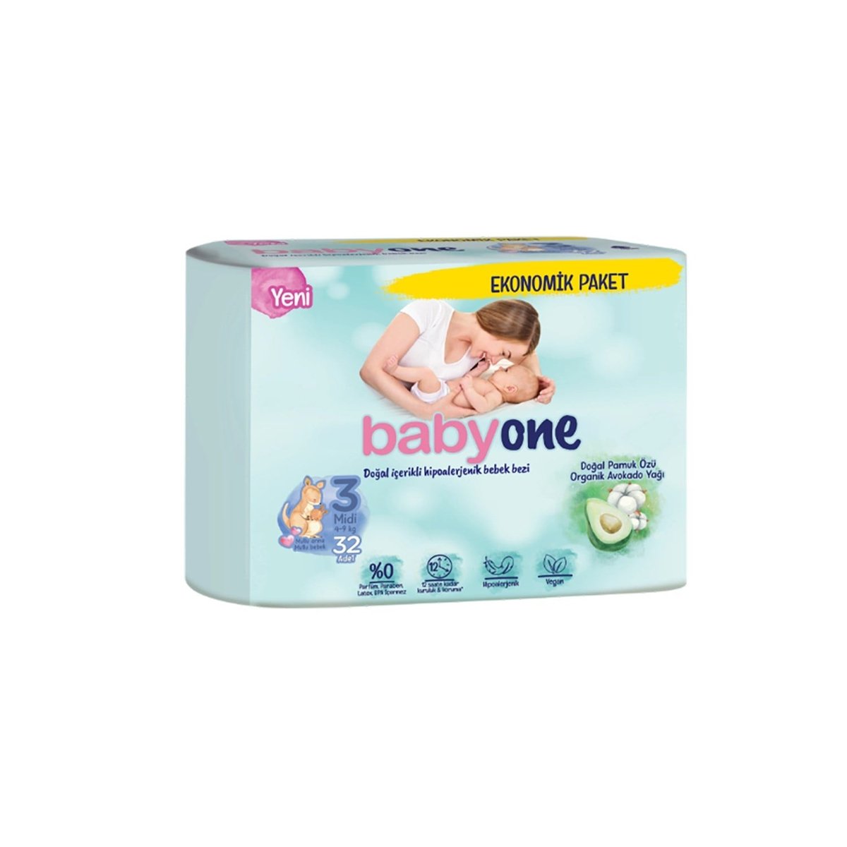 Babyone Bebek Bezi 3 Numara (midi) 32'li