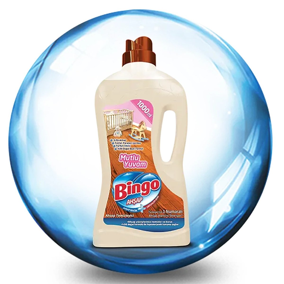 Bingo Ahşap Temizlik Mutlu Yuvam 1 litre 3 adet