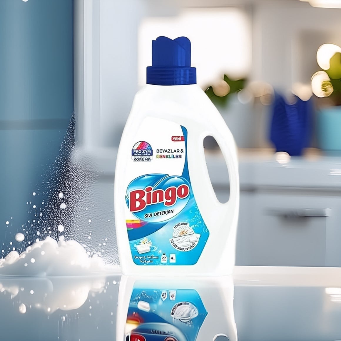Bingo Matik Sıvı Beyaz Sabun Kokulu 1775 Ml