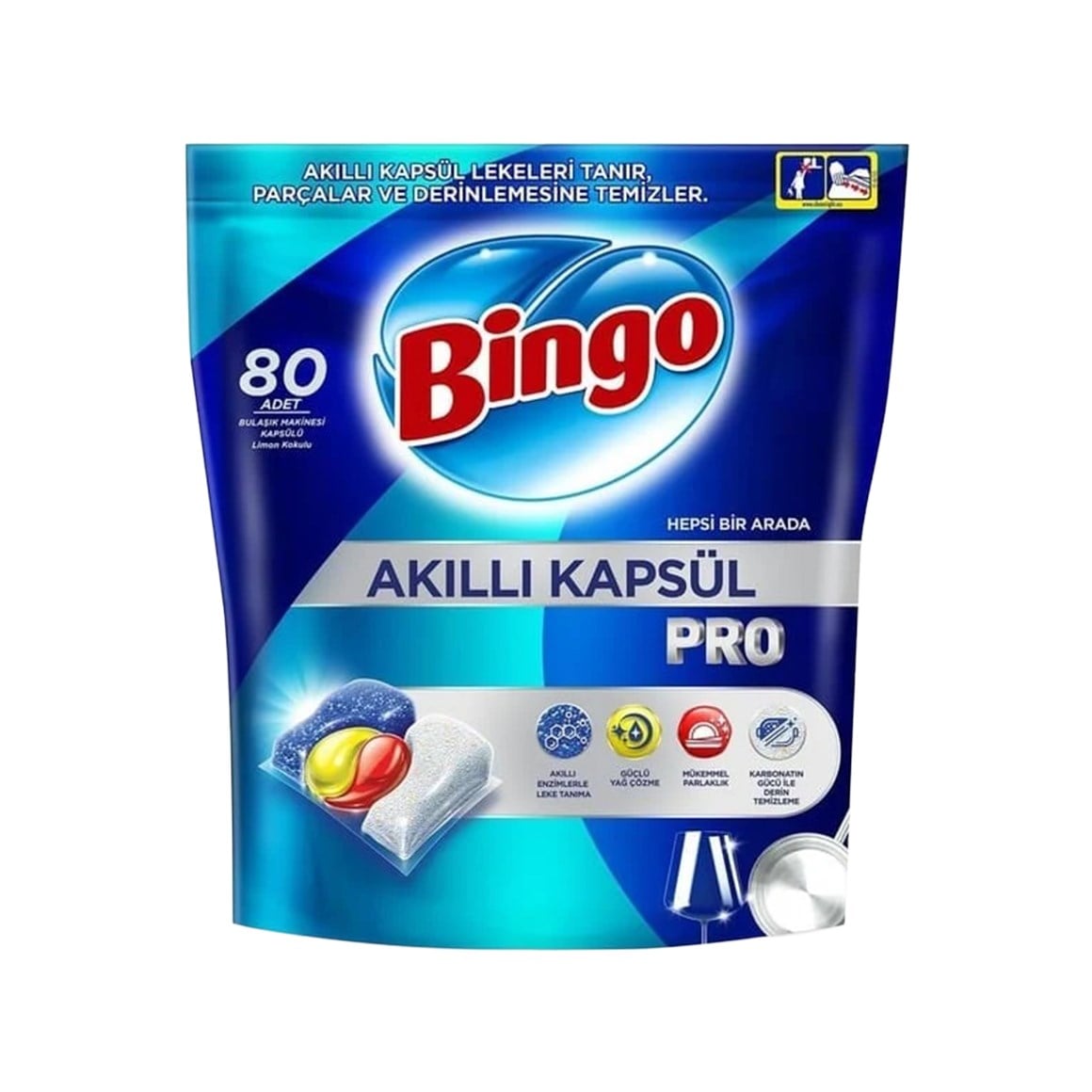 Bingo Mega Ev Temizlik ve Kişisel Bakım Seti 9 Parça | 10 Kg Deterjan, 80'li Kapsül, 5 L Yumuşatıcı, Papia, Duru