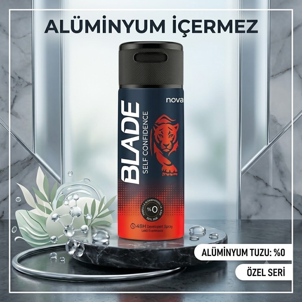 Blade Gentle Erkek Deodorant 150 ml 2'li