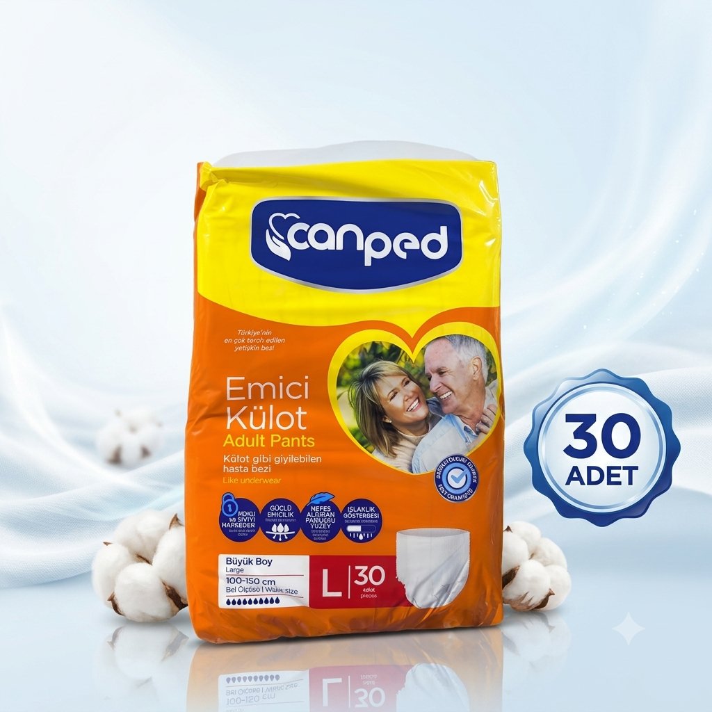 Canped Emici Külot Büyük Boy Large 30'lu Hasta Bezi