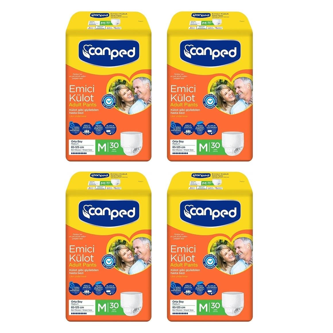 Canped Emici Külot Orta Boy Medium 120'li