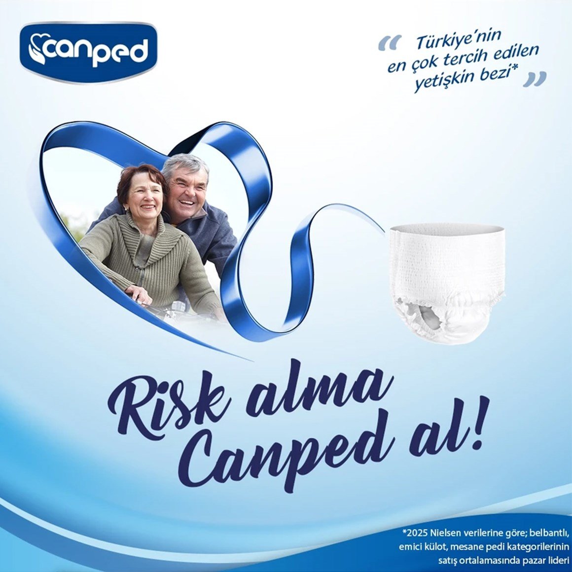 Canped Emici Külot Small Hasta Bezi 180'li (30'lu 6 Paket)