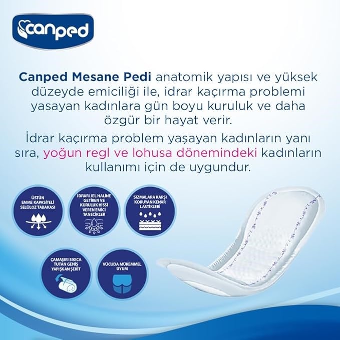 Canped Mesane Pedi L Yoğun 80 adet 20'li 4 Paket