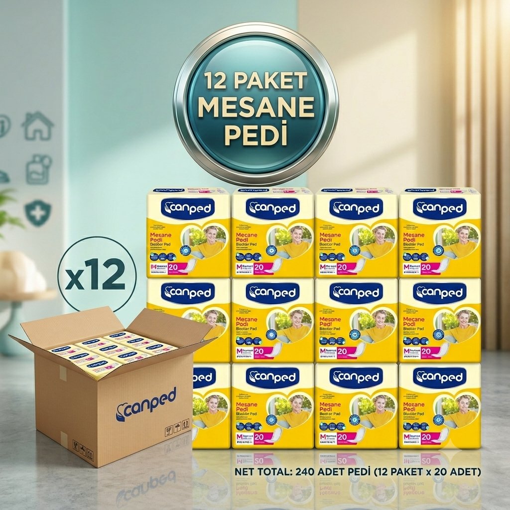 Canped Mesane Pedi Normal M Beden 20'li x 12 Adet
