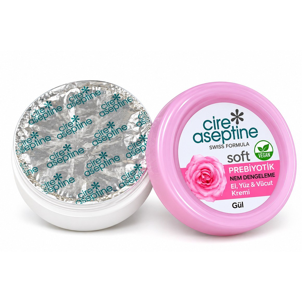 Cire Aseptine Soft Gül Özlü Prebiyotik El, Yüz ve Vücut Kremi 30 ml