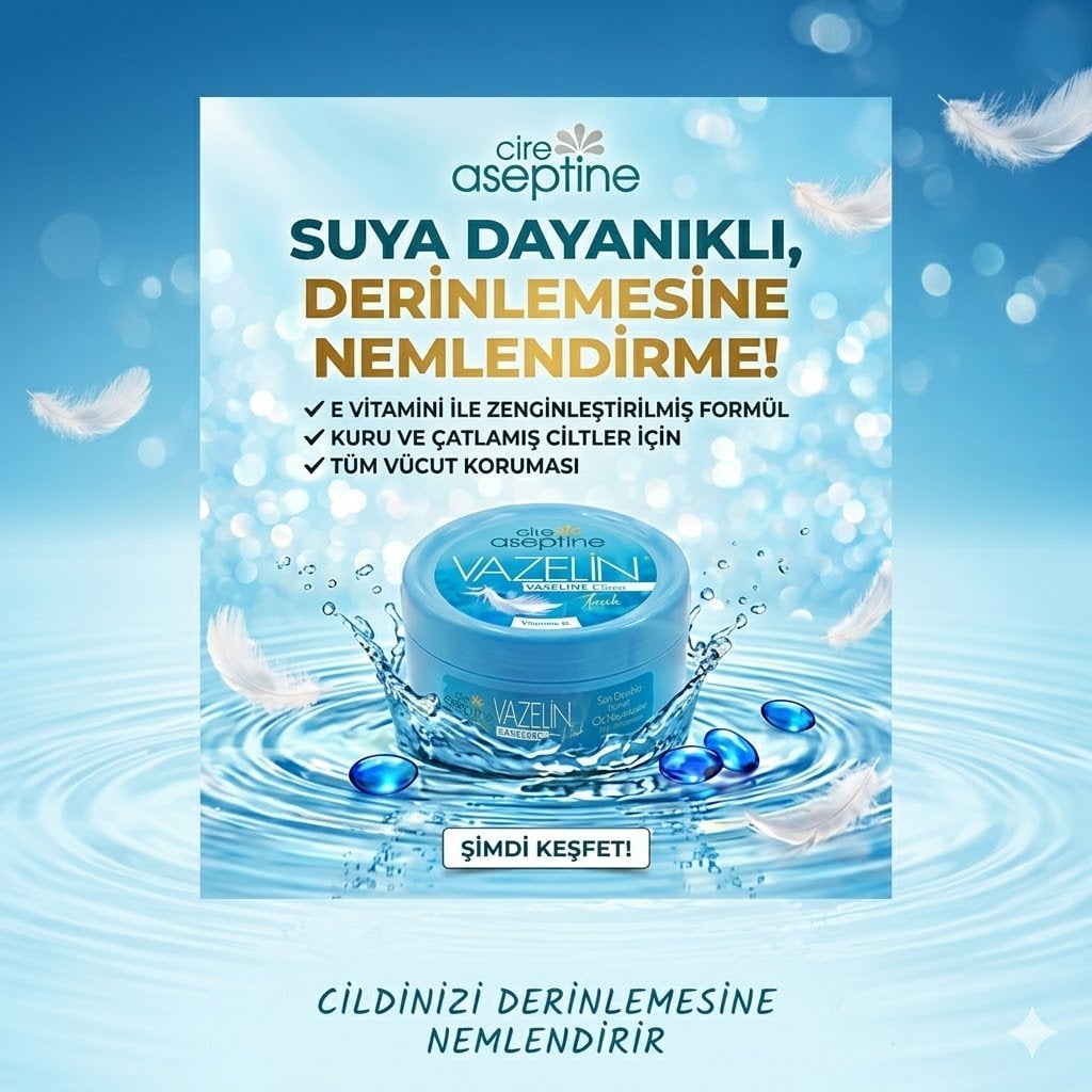 Cire Aseptıne Vazelin 150 ml Klasik