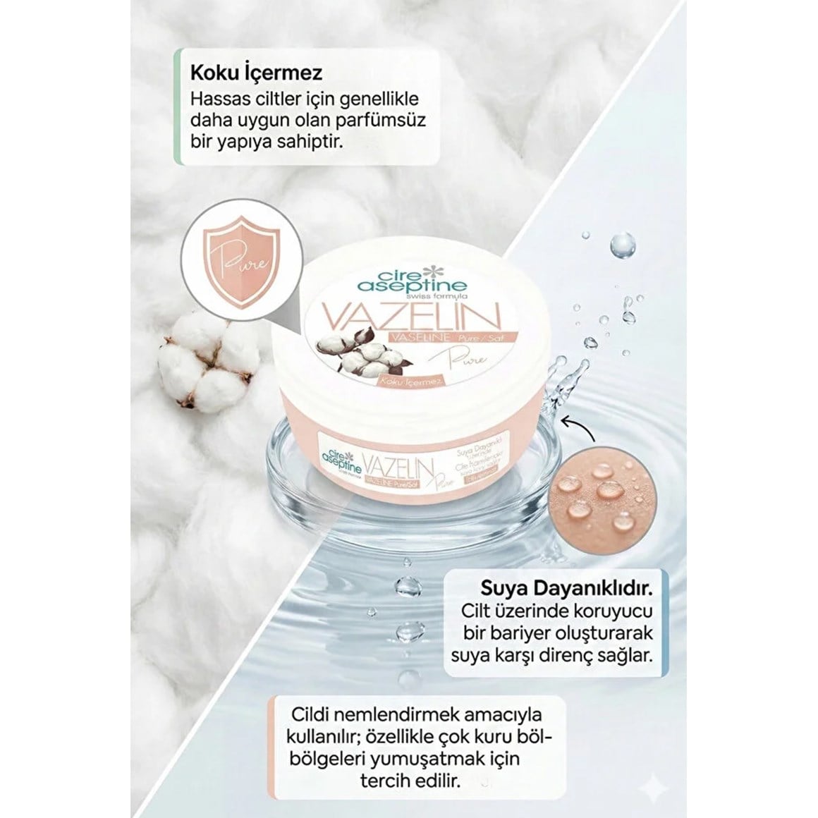 Cire Aseptine Vazelin Pure 150 ml