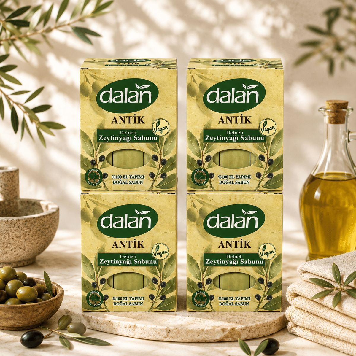 Dalan Antik Defneli Zeytinyağı Sabunu 900 G 4 Adet