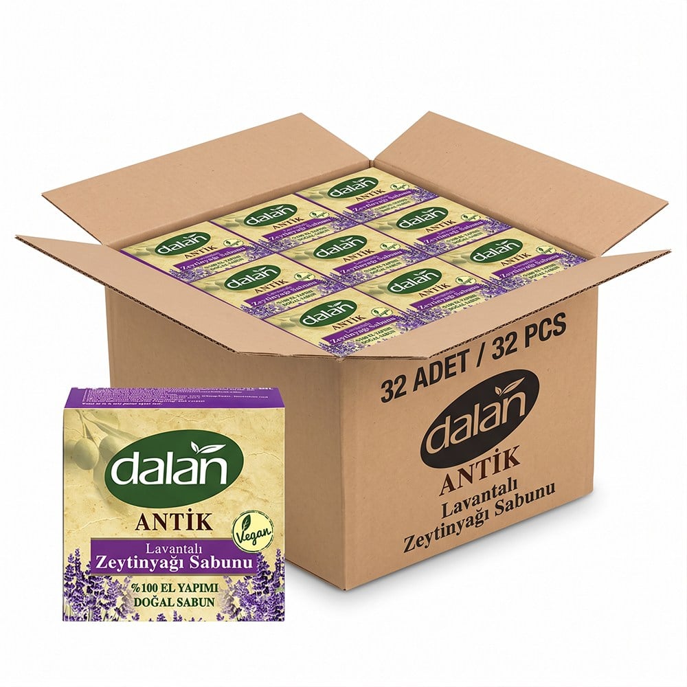 Dalan Antik Lavantalı Zeytinyağı Sabunu 150 g x 32 Adet 