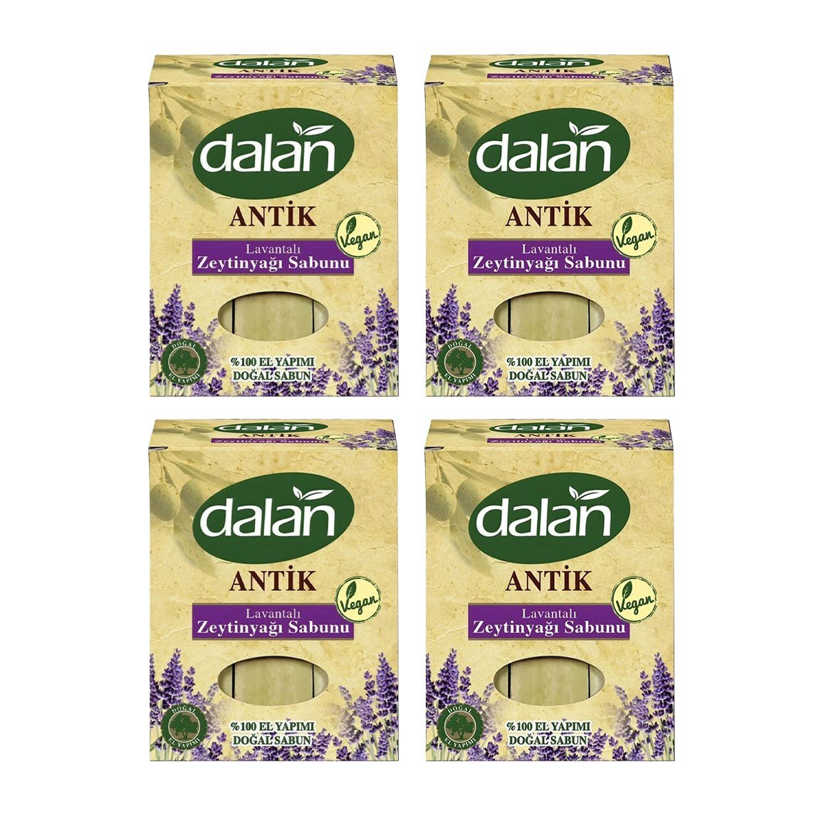 Dalan Antik Zeytinyağlı Lavanta Sabunu 900 gr 4 Adet