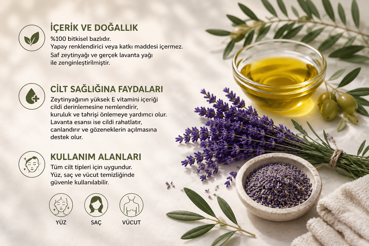 Dalan Antik Zeytinyağlı Lavanta Sabunu 900 gr x 4 Adet