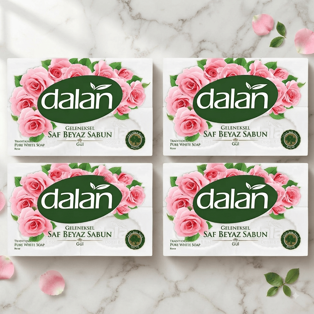 Dalan Banyo Sabunu Gül 4 x 150 gr 4 Adet