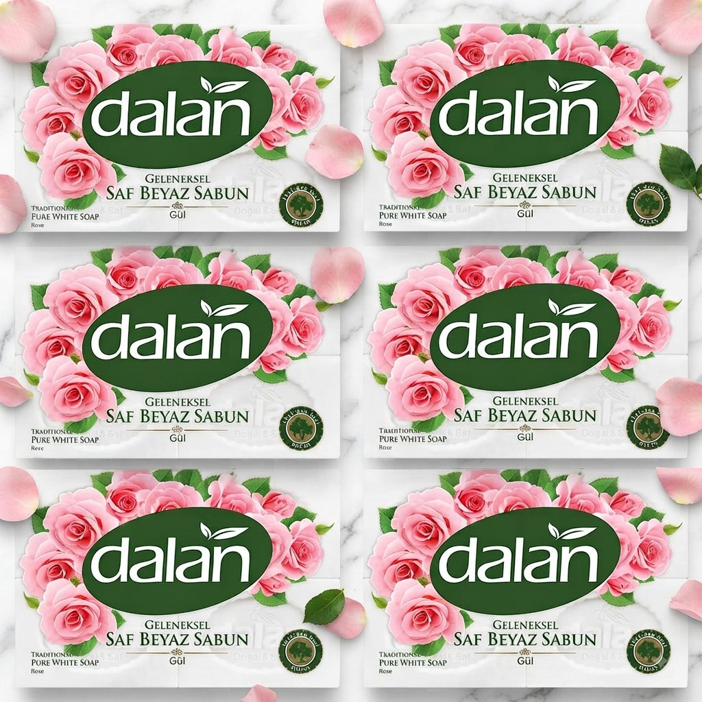 Dalan Banyo Sabunu Gül 4 x 150 GR – 6 Adet