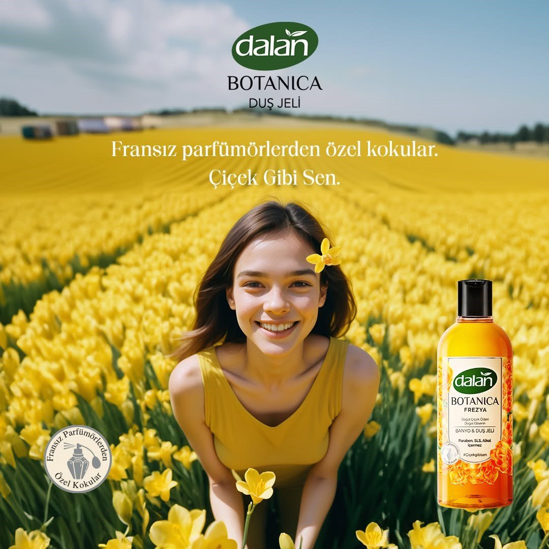 Dalan Botanica Duş Jeli Frezya 500 ml