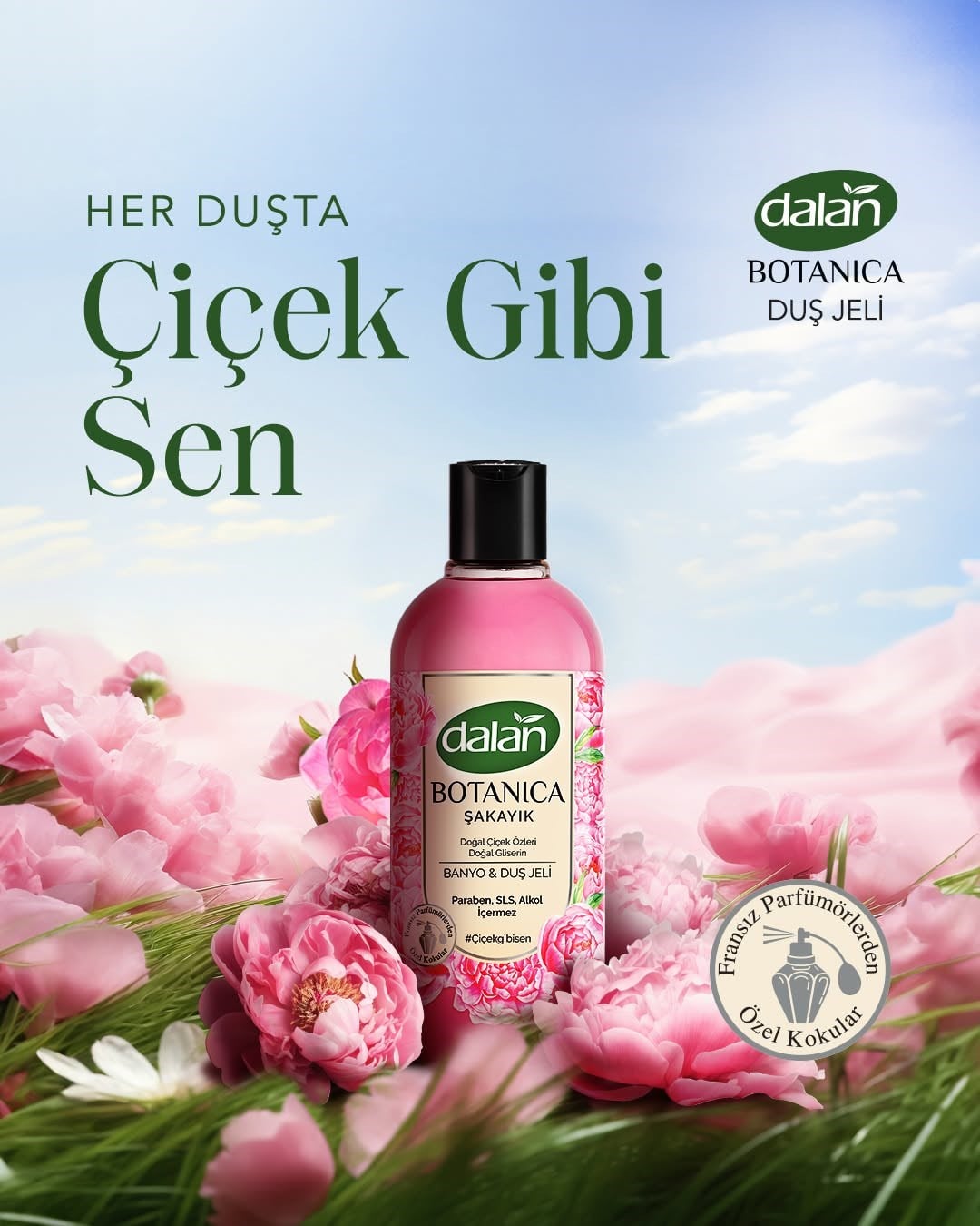 Dalan Botanica Duş Jeli Şakayık 500 ml