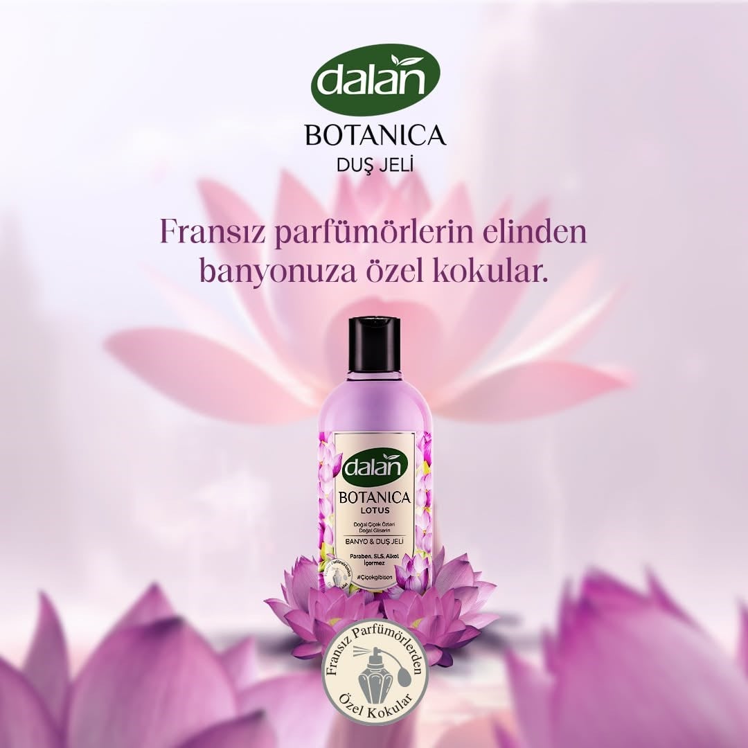 Dalan Botanica Lotus Duş Jeli 500 ml x 3 Adet