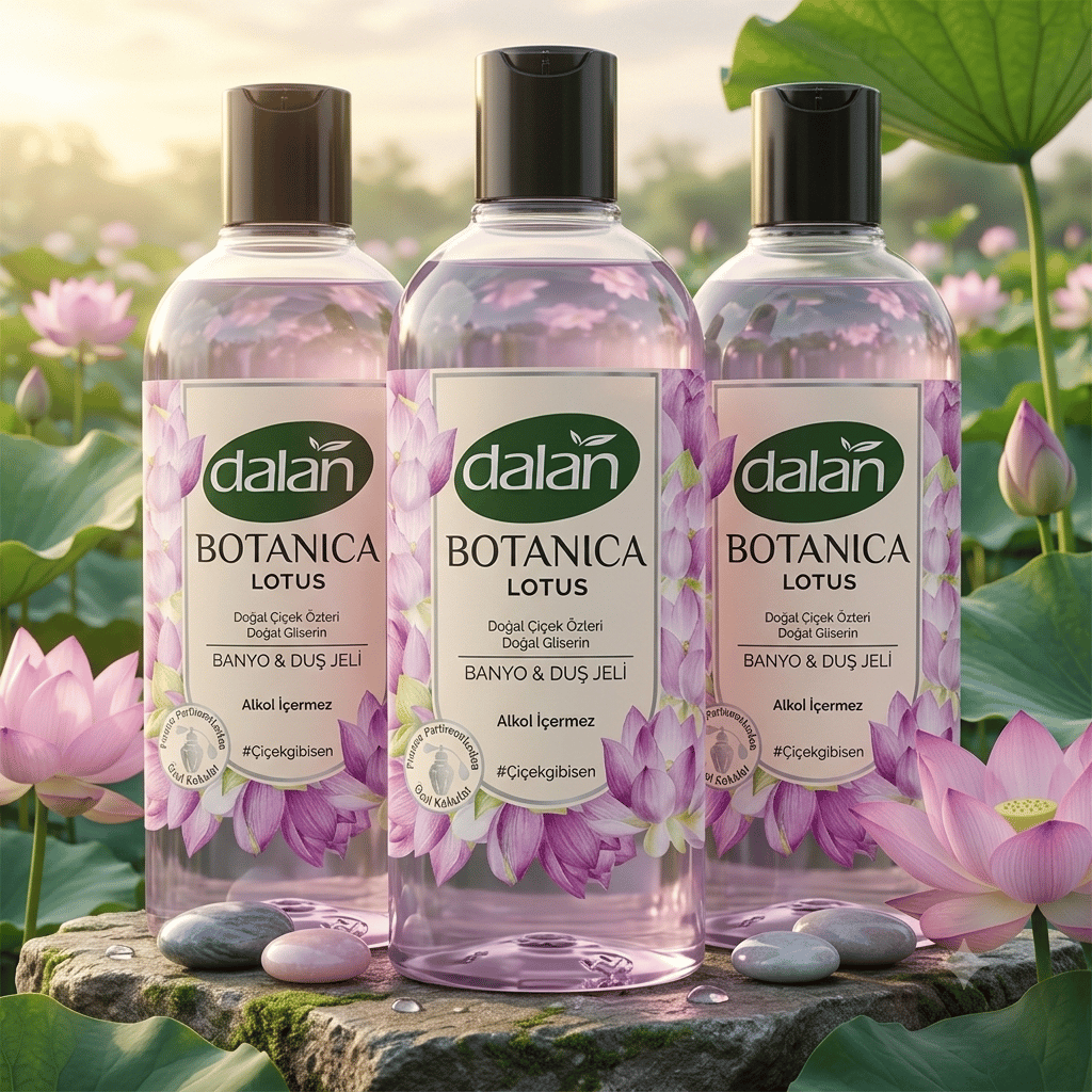 Dalan Botanica Lotus Duş Jeli 500 ml x 3 Adet