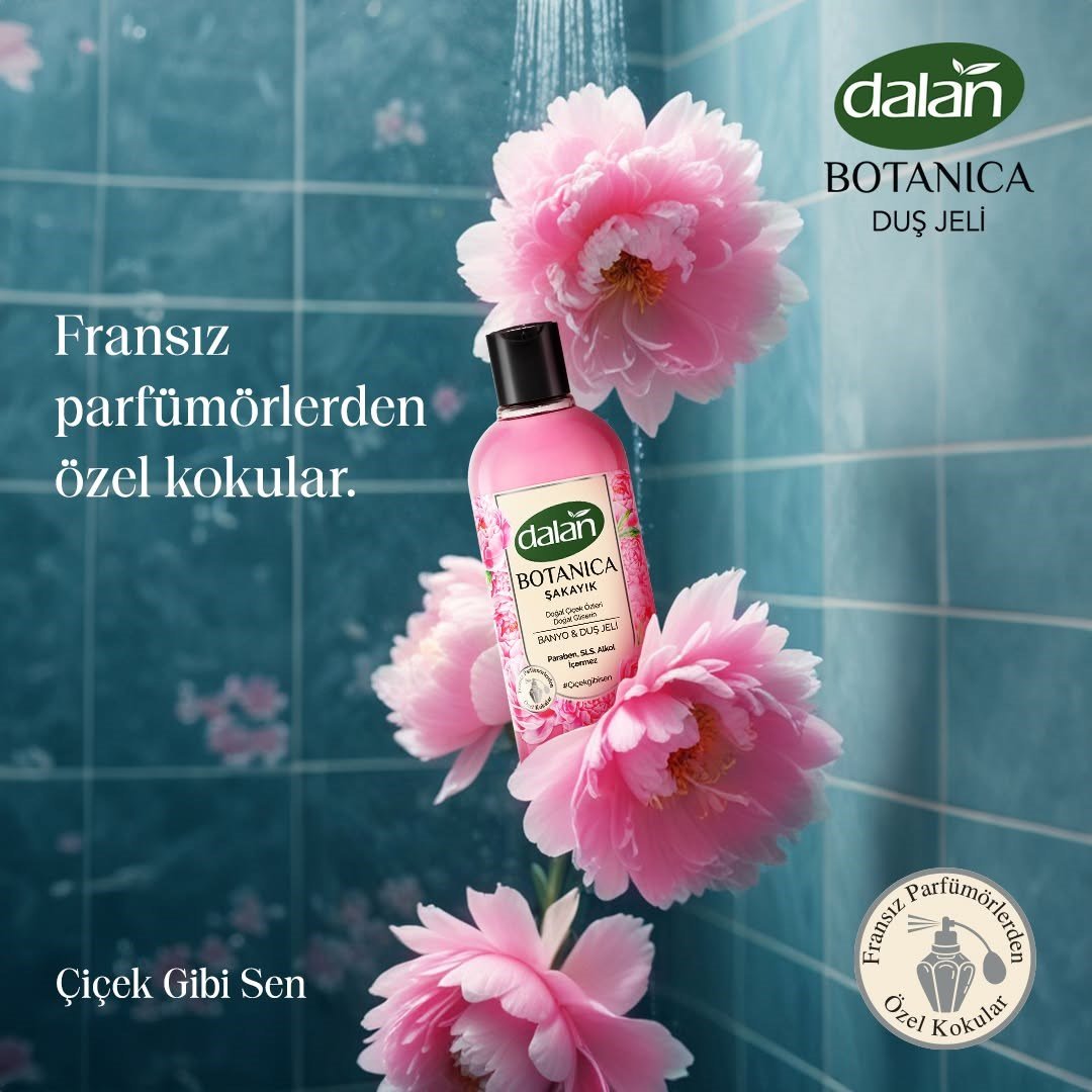Dalan Botanica Şakayık Duş Jeli 500 ml x 3 Adet