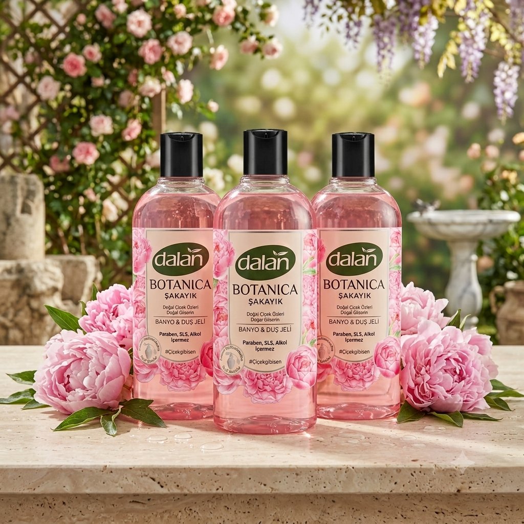 Dalan Botanica Şakayık Duş Jeli 500 ml x 3 Adet