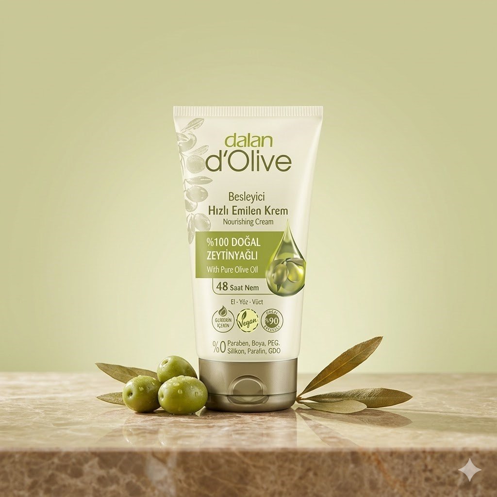 Dalan D'Olive Besleyici Hızlı Emilen Bakım Kremi 60 ml