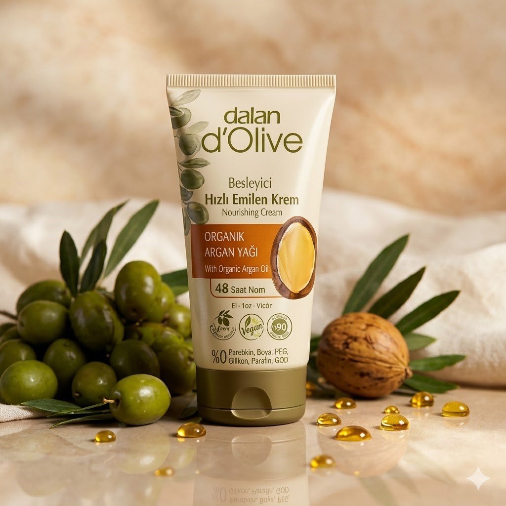 Dalan d'Olive Besleyici Krem Organik Argan Yağı 60 ml