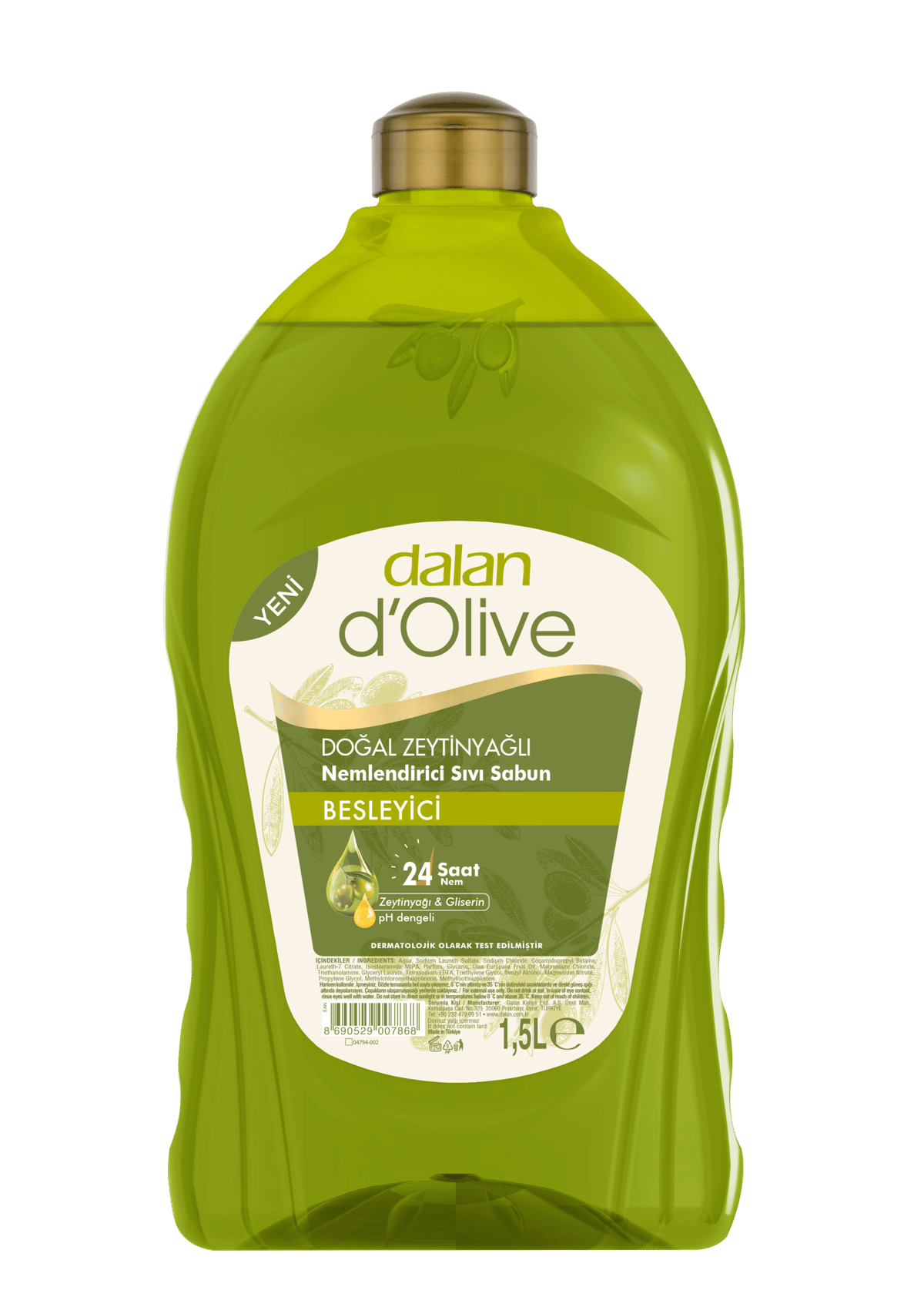 Dalan d'Olive Besleyici Sıvı Sabun 1.5 L