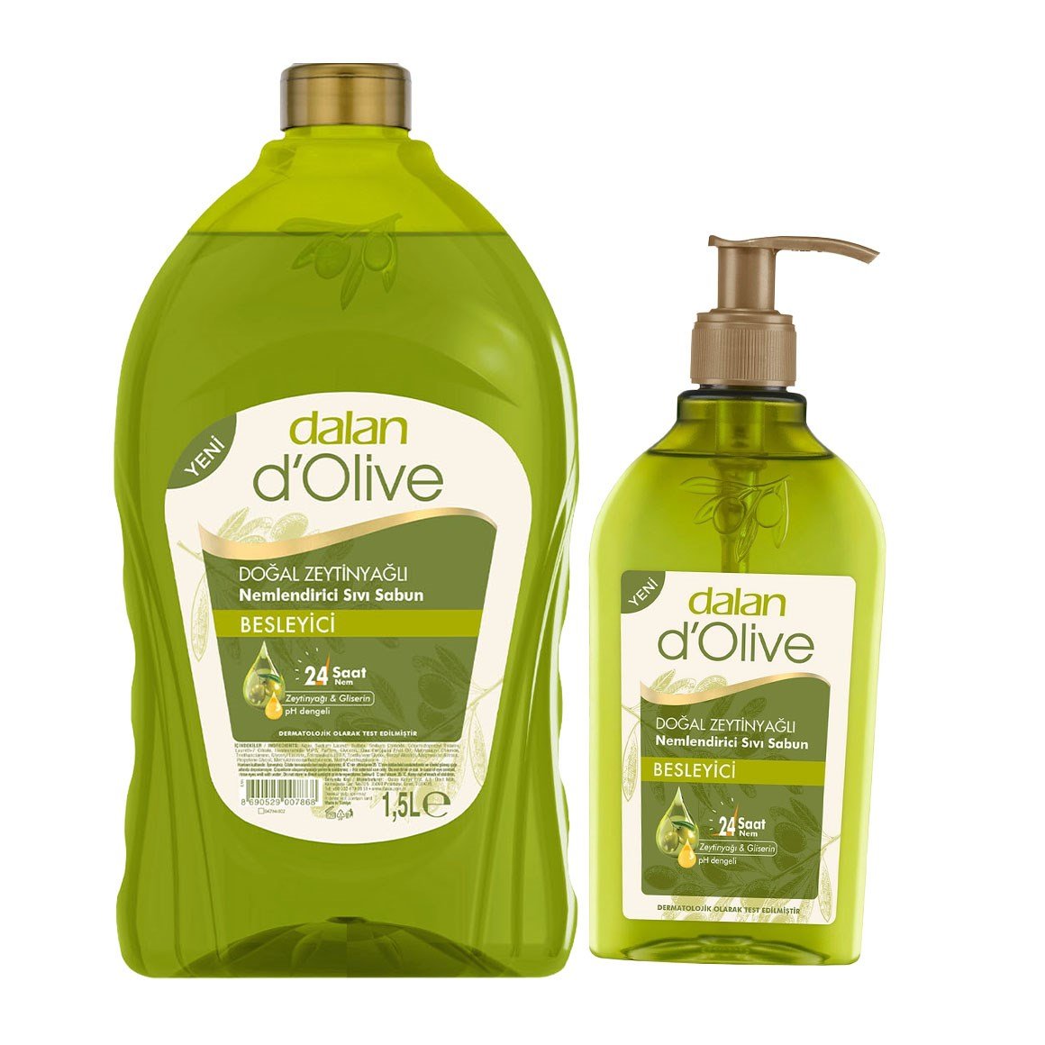 Dalan D'Olive Besleyici Sıvı Sabun 1,5 L + 400 ml Set
