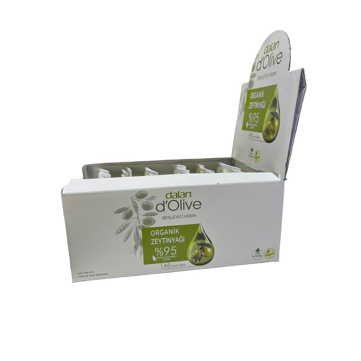 Dalan D'Olive Mini Zeytinyağlı Hızlı Emilen Krem 20 ml – 24 Adet