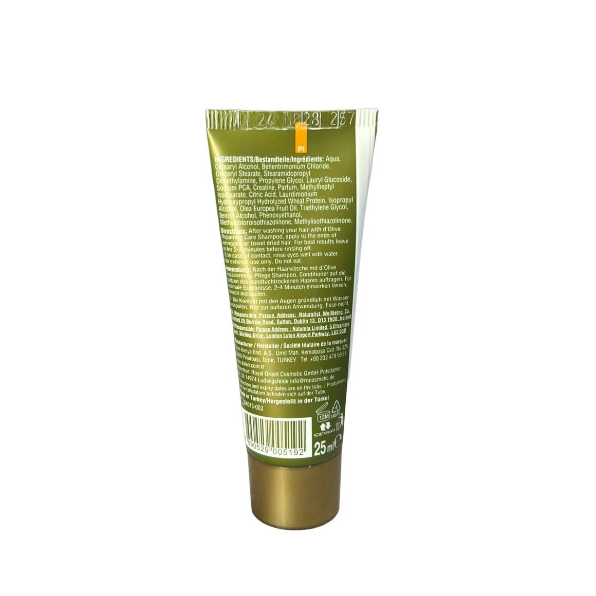 Dalan D'olive Onarıcı Bakım Saç Kremi Seyahat Boy 25 Ml 