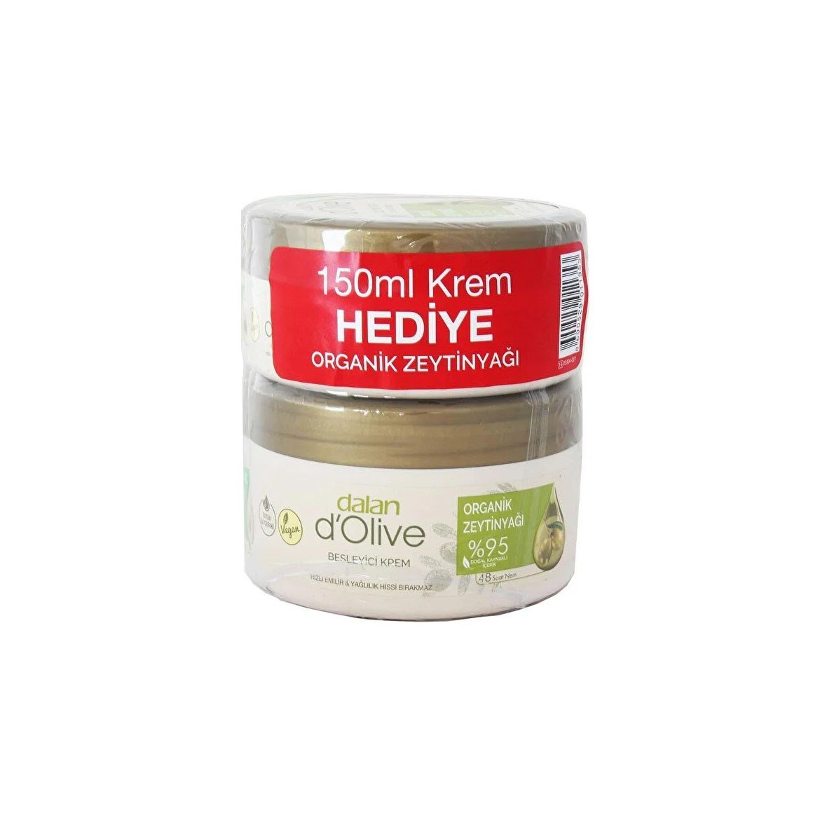 Dalan D'olive Organik Zeytinyağı Besleyici Krem 250 ml + 150 ml