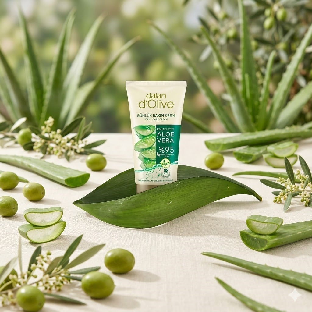 Dalan d'Olive Rahatlatıcı Günlük Bakım Kremi Aloe Vera 60 ml