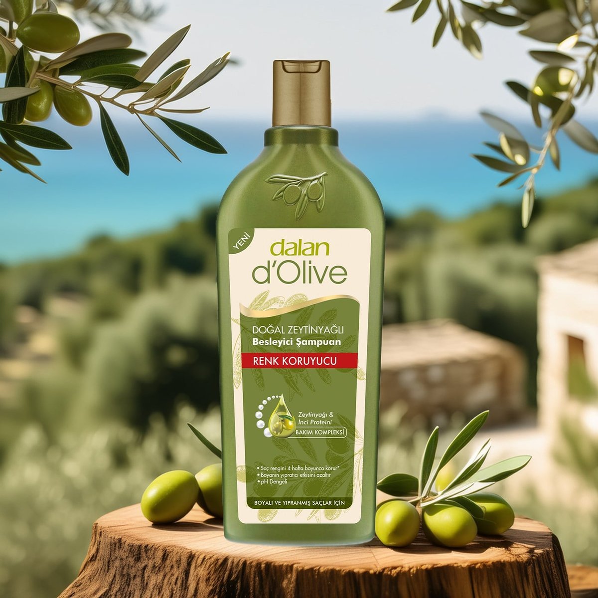 Dalan D'olive Zeytinyağlı Renk Koruyucu Şampuan 400 ml